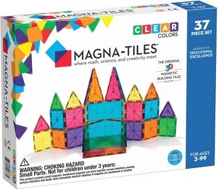 MAGNA-TILES Clear Colors 37pc Set