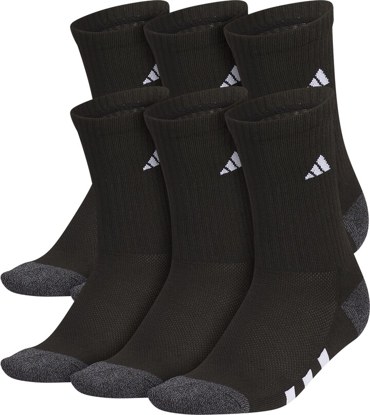 adidas Kids' Athletic Cushioned Crew Socks - Pack of 6