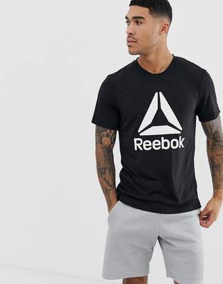 Reebok Training Logo T-Shirt In Black
