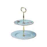 Thumbnail for your product : Royal Albert Polka Blue 2 Tier Cake Stand