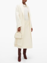 Thumbnail for your product : Valextra Serie S Small Grained-leather Bag - White