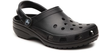 ladies black crocs