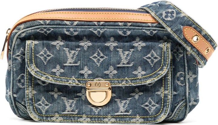 Louis Vuitton 2007 Pre-owned Monogram Denim Belt Bag - Blue