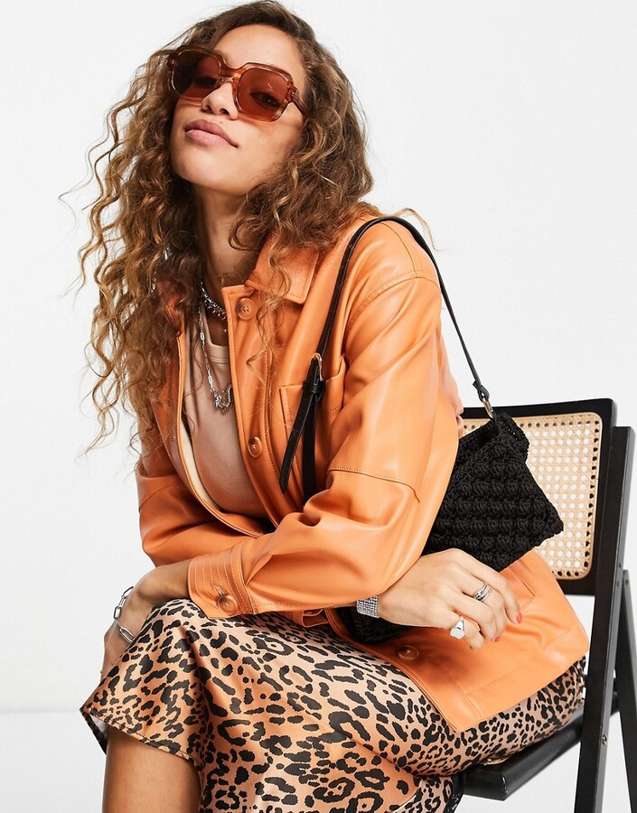 Bershka Orange Women's Clothes | ShopStyle