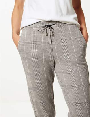 Marks and Spencer Checked Slim Leg Trousers