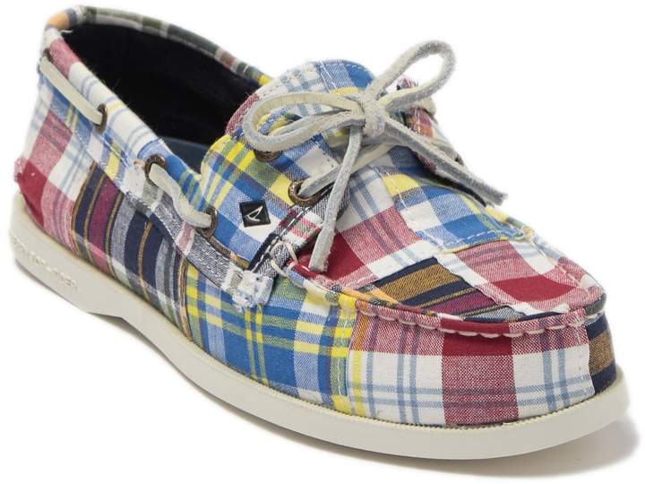 Sperry Authentic Original Plaid Boat Shoe ShopStyle Flats