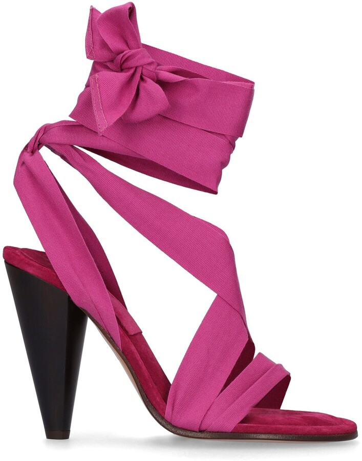 Isabel Marant 105mm Alica ribbon laceup sandals ShopStyle