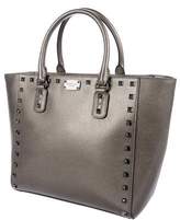 Thumbnail for your product : MICHAEL Michael Kors Studded Leather Satchel