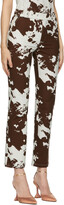 Thumbnail for your product : Miaou Brown Cow Print Lou Trousers