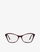 Thumbnail for your product : Prada PR11XV cat-eye frame acetate optical glasses