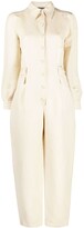 Thumbnail for your product : Alberta Ferretti Contrasting Collar Jumpsuit