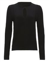 Thumbnail for your product : Jaeger Fine Gauge Pleat Front Sweater