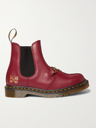 Dr. Martens + Needles 2976 Snaffle Embellished Printed Leather Boots