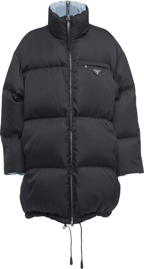 Prada Re-Nylon Gabardine down coat ShopStyle