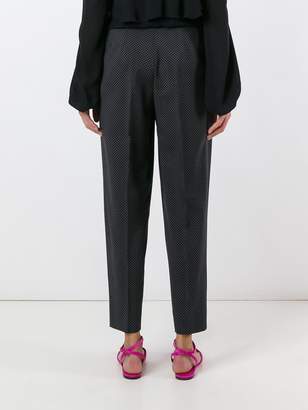 Dolce & Gabbana micro dots trousers