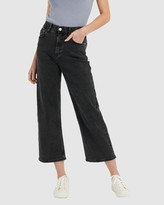 Thumbnail for your product : Forcast Women's Wide leg - Rhea Denim Culottes - Size One Size, 14 at The Iconic