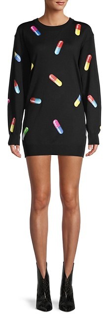 moschino pill dress