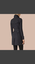 Thumbnail for your product : Burberry Check Undercollar Cotton Gabardine Trench Coat