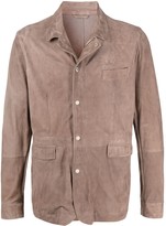 Thumbnail for your product : Barba Suede Multiple-Pocket Jacket