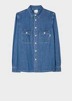 Thumbnail for your product : Paul Smith Men's Classic-Fit Mid-Wash Denim Shirt