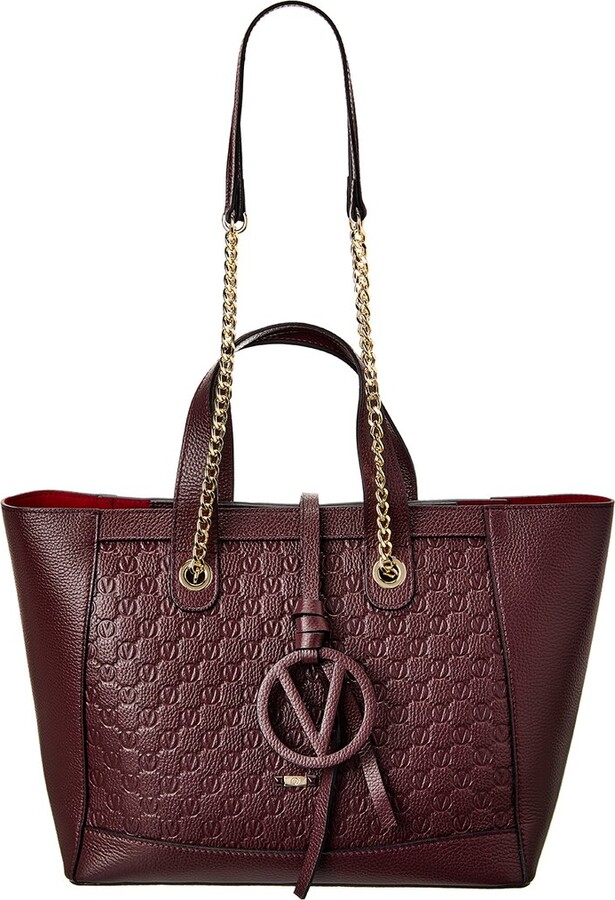 Valentino By Mario Valentino Sophie Medallion Leather Tote - ShopStyle ...