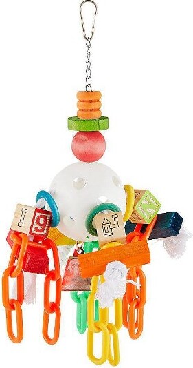 A&E Cage Company A&ECageCompanyHappyBeaksOrbitzBirdInteractiveToy