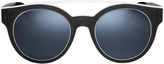 Thumbnail for your product : Givenchy Black-And-White Rubber Logo Sunglasses Black/White 1SIZE