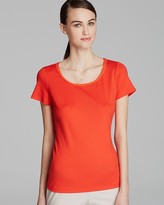 Thumbnail for your product : Lafayette 148 New York Petites Rolled Neck Tee