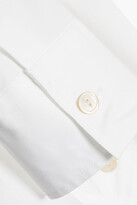 Thumbnail for your product : Palmer Harding Pussy-bow cotton-blend poplin blouse