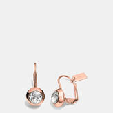 Thumbnail for your product : Coach Round Stone Drop Earrings