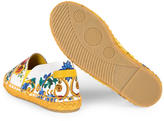 Thumbnail for your product : Dolce & Gabbana Printed cloth rope-soled sandals Maiolica