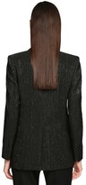 Thumbnail for your product : Saint Laurent Ottoman Double Breasted Lame Blazer