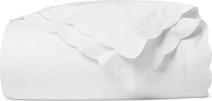 SFERRA Limana Scalloped Duvet Cover Full/Queen