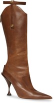 Thumbnail for your product : Burberry Stud Detail Knee-Length Boots