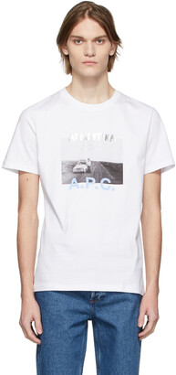 A.P.C. White Lucien T-Shirt