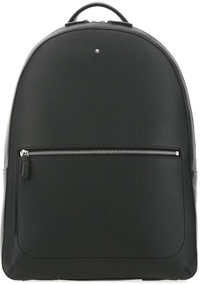 montblanc leather backpack