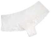Thumbnail for your product : La Perla Liaison Lace-Trim Boyshort, White
