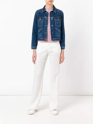 Armani Jeans elongated flared trousers