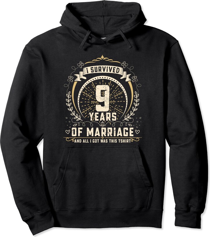 Funny Marriage Anniversary Couple Matching Gifts 9th Wedding