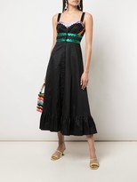 Thumbnail for your product : Cynthia Rowley Melita scalloped midi dress