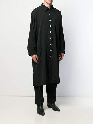 Yohji Yamamoto button-up shirt coat