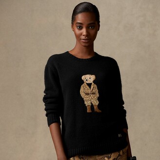 Ralph Lauren Collection Ralph Lauren Safari Polo Bear Cashmere Sweater -  ShopStyle