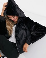 Thumbnail for your product : Threadbare hooded faux fur coat