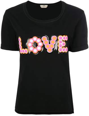 Fendi Love-appliqué T-shirt