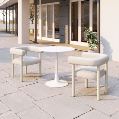 Zuo Hospitality Soleil Patio Dining Armchair