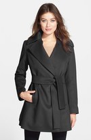 Thumbnail for your product : Trina Turk 'Beverly' Wool & Cashmere Wrap Coat (Regular & Petite)