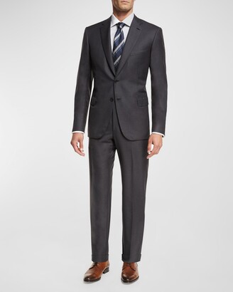 Brioni Tonal Pinstripe Wool Suit in Blue for Men | Lyst