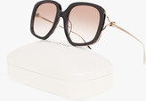 Thumbnail for your product : Alexander McQueen Sunglasses, , - Black