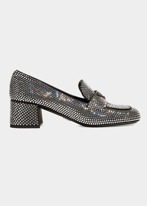 prada crystal shoes