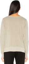 Thumbnail for your product : Pam & Gela Side Slit Lace Up Sweatshirt